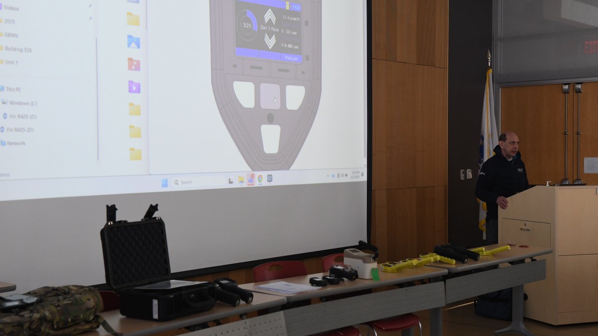 MassDFS's tweet image. The DFS #Hazmat Division recently welcomed representatives from the Dep't of Energy's Nuclear Emergency Support Team &amp;amp; Radiological Assistance Program. They led a 2-day training on radiological basics, screening, &amp;amp; spectroscopy, focusing on topics that relate to Hazmat missions.