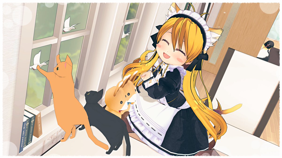おはようございます
にゃるそっく🐾
#COM3D2