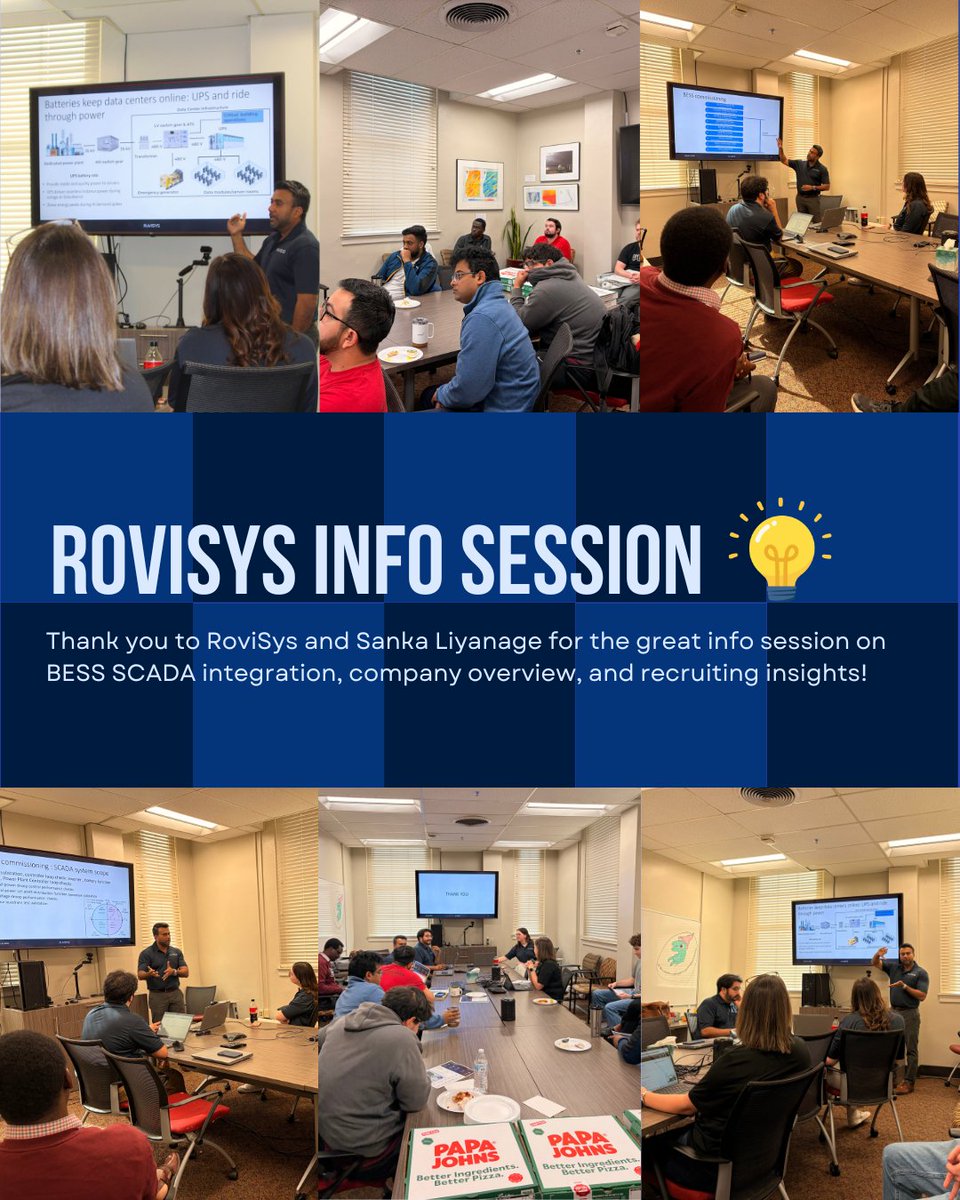 Thank you to RoviSys and Sanka Liyanage for the great info session on BESS SCADA integration, company overview, and recruiting insights!

#RoviSys #TechTalk #BESS #SCADA #EnergyTech #Automation #EngineeringCareers