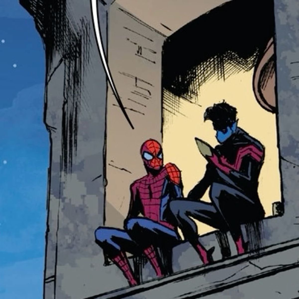 Alright so - I can’t be the only one who wants to see Nightcrawler aka the Uncanny Spider-Man in the next spider-verse movie right???