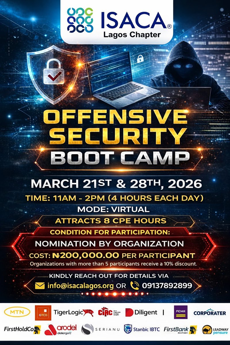 ISACA LAGOS CHAPTER tweet media