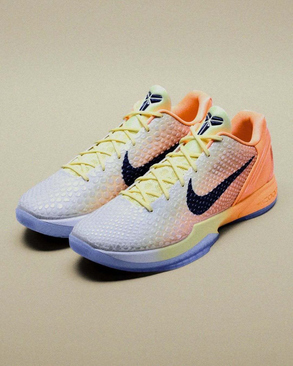 JustFreshKicks's tweet photo. Jalen Brunson's Nike Kobe 6 Protro “Sunrise” PE 🌅 https://t.co/JOCNoVt0pY