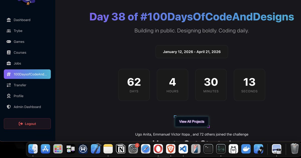gozkybrain4u's tweet image. Day 38 of #100DaysOfCodeAndDesigns with the Sarcastic Geeks Trybe @sarcasticgeek4u

I started working on a Courier as a Service platform, technically you kinda rent a storefront.
What that means is that instead of your customers contacting the Courier, they contact you, and you