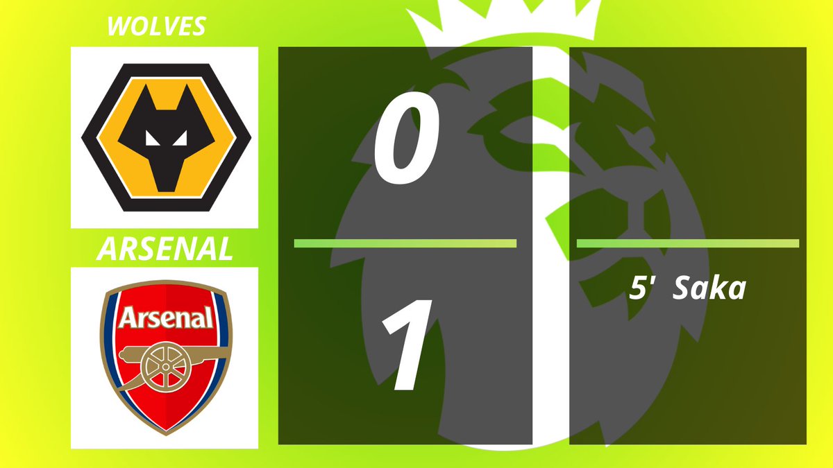 ET L'OUVERTURE DE ARSENAL SUR CE BUT DE SAKA ❤️🩶

#PremierLeague #WOLARS