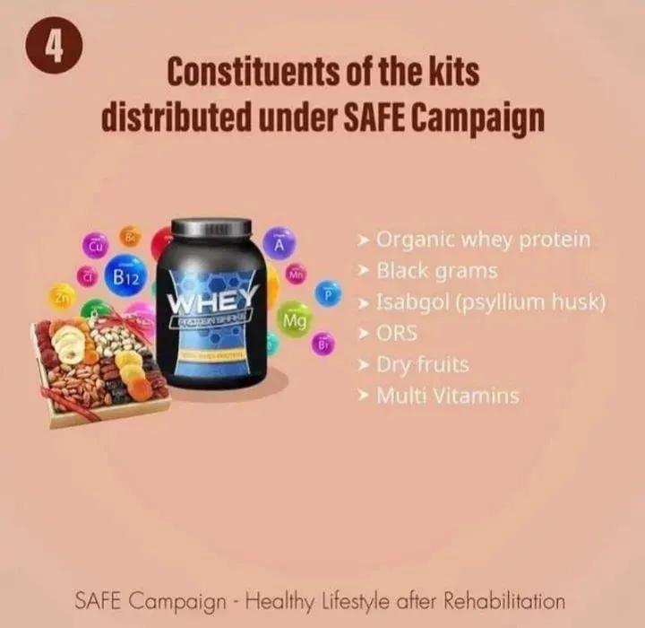 Nehainsan25's tweet photo. Those who given up drugs by following the DEPTH Campaign and due to weakness, DSS volunteers by following the #SAFEcampaign started by Revered Saint Gurmeet Ram Rahim  Ji provide them nutrious food kits which includes Dry fruits, ORS and Multi Vitamins etc.

#RecoveryFromDrugs https://t.co/9PILUhfxnr