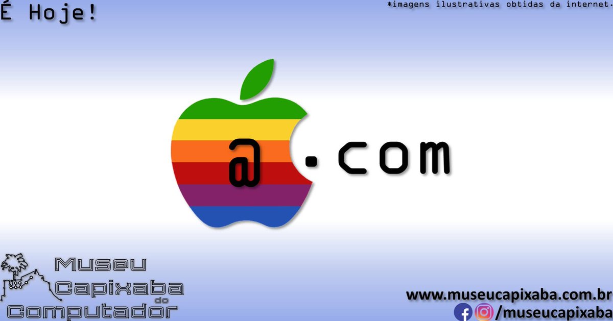museucapixaba's tweet photo. É hoje! O domínio “Apple . com” de 1987.
+em https://t.co/vK8tjprKm0
#MuseuCapixaba #mcc #éhoje #museu #tecnologia #Retro #Geek #ConhecaoES #ES #OnThisDay #Apple #ICANN #Internet #InterNIC #Microsoft #NetworkInformationCenter #NIC #SRIInternational #SteveJobs #Web #WorldWideWeb https://t.co/NOdJwKzf4E