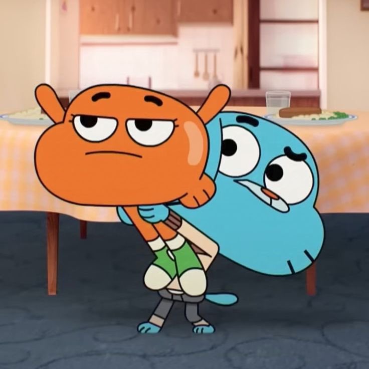 bylerpilledd's tweet image. can’t ship wheelclair because they’re literally gumball and darwin #tome
