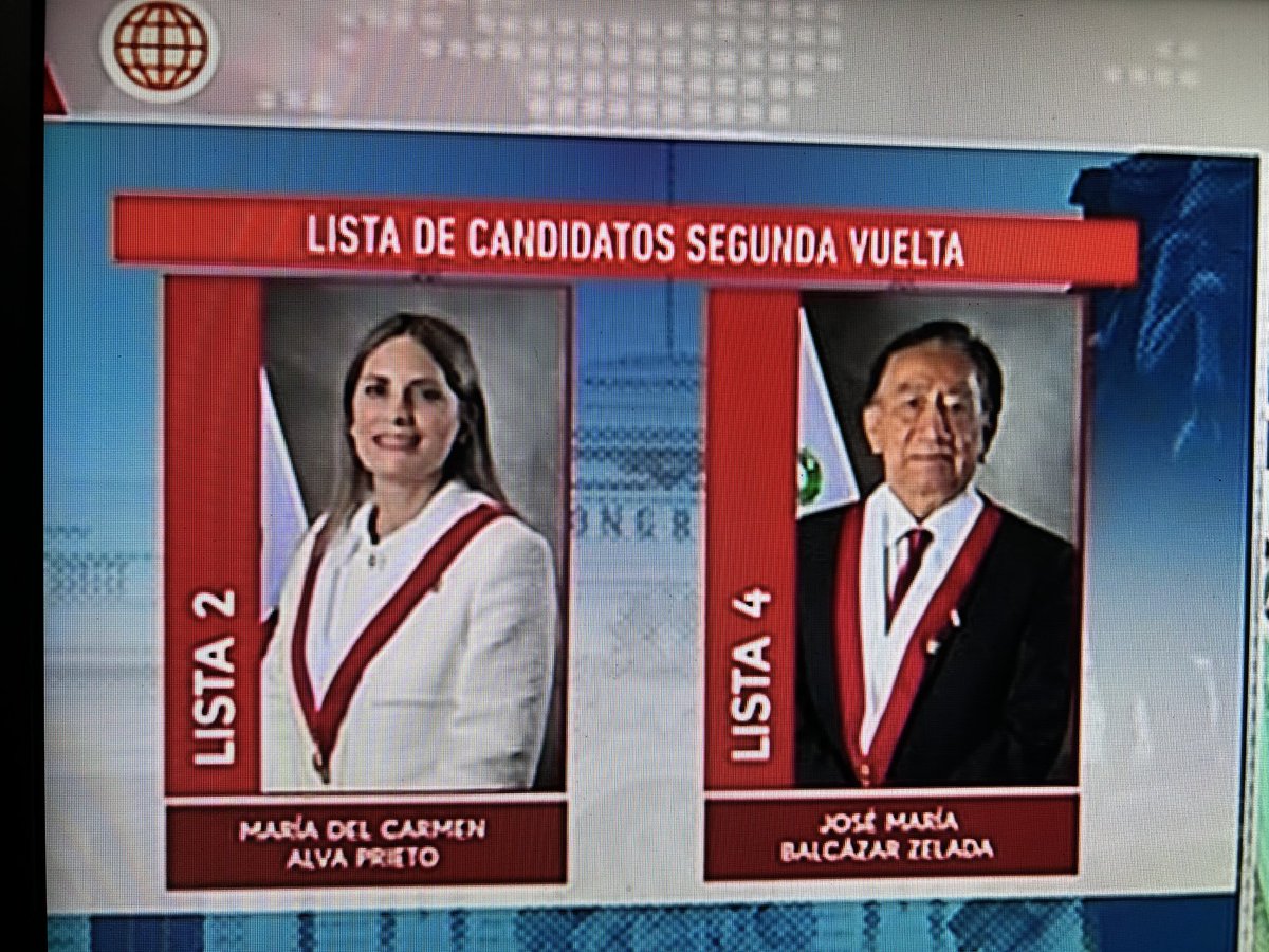 Gane quien gane, el #Peru pierde.
En estas #Elecciones2026 #PorEstosNo