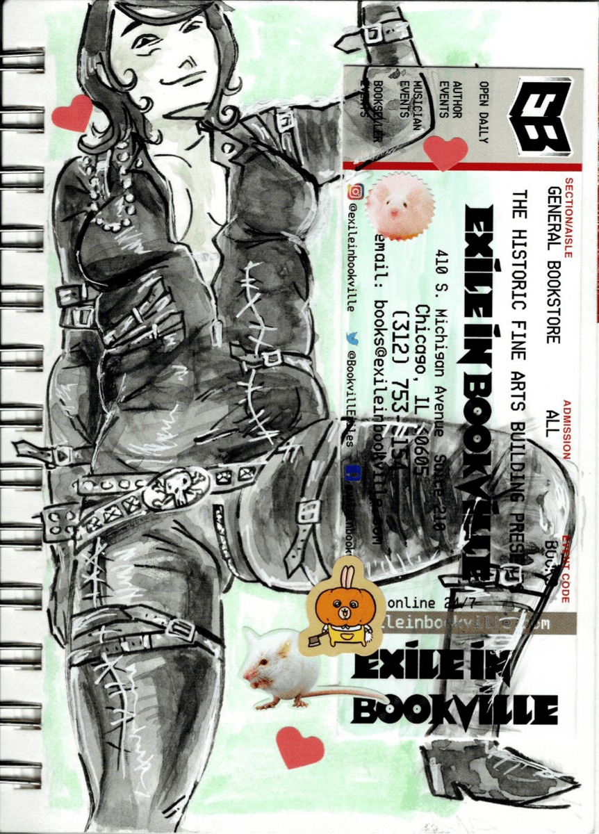 Parsley_Parcel's tweet photo. Watercolor scan from my sketchbook #mcrtwt #femcr https://t.co/ChjdFr20FS
