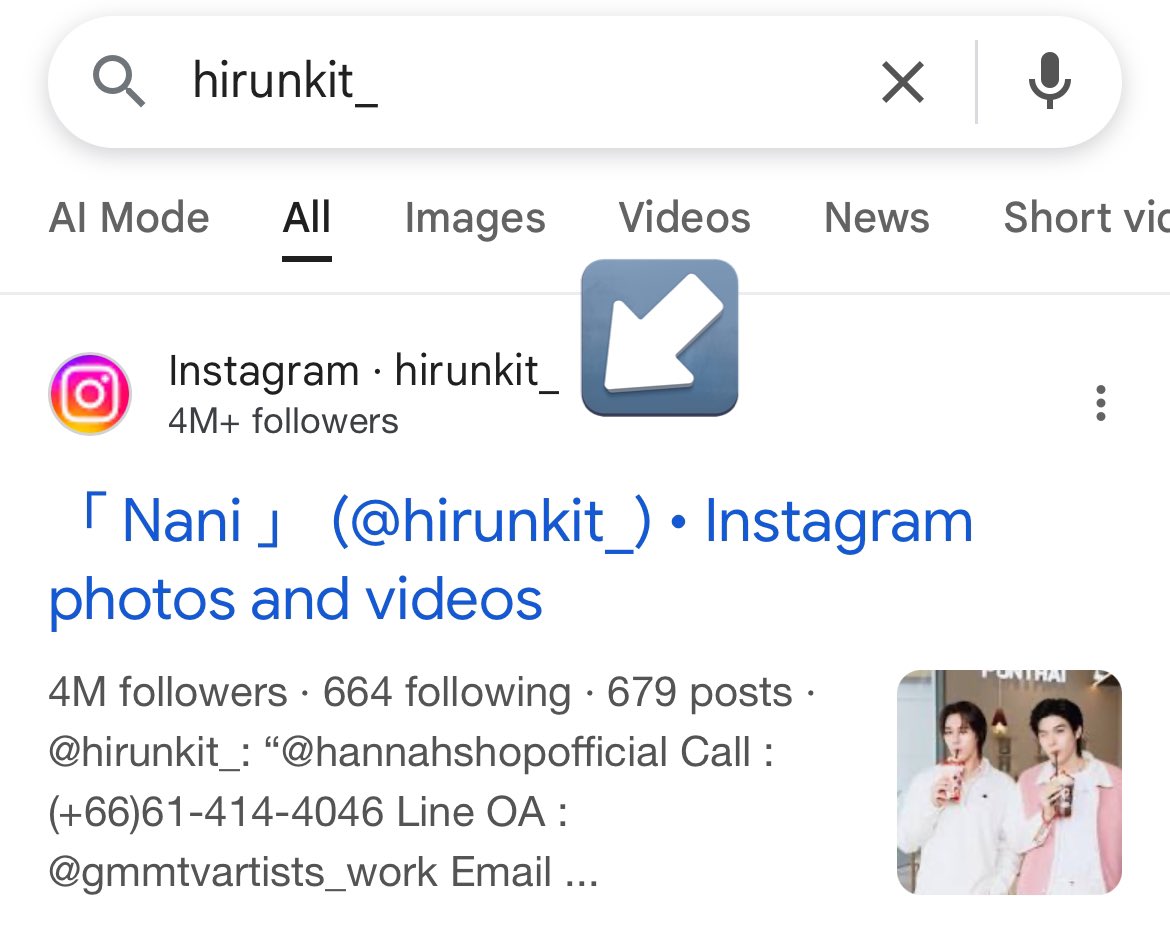 ninimininini_'s tweet image. เรามาเปิดการมองเห็นไอจีให้นานิกัน!
1. เข้า google พิมชื่อไอจีนานิ hirunkit_
2. กดเข้าลิ้งก์ไอจีของนานิผ่าน google
3. เลื่อนดูที่หน้าไอจีนานิสัก 1-2 นาที

#hirunkit_ @Hirunkit_