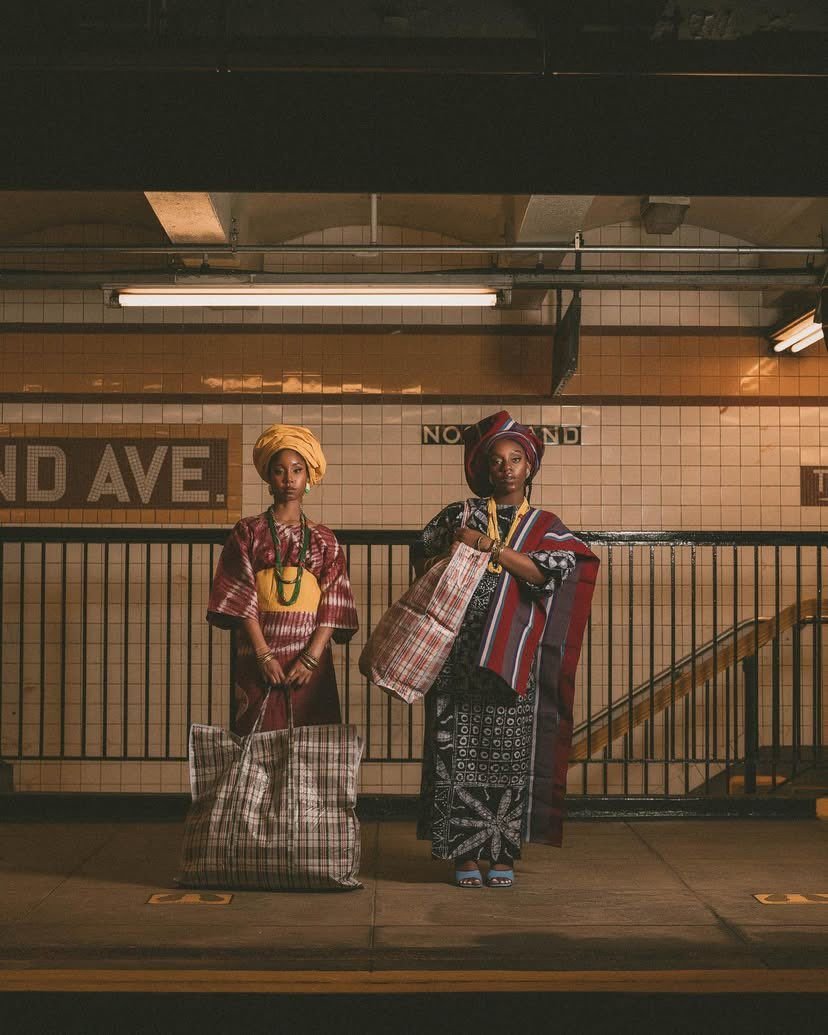 Yoruba women in the New York Subway | Kabir Animashaun (kabiruloya)