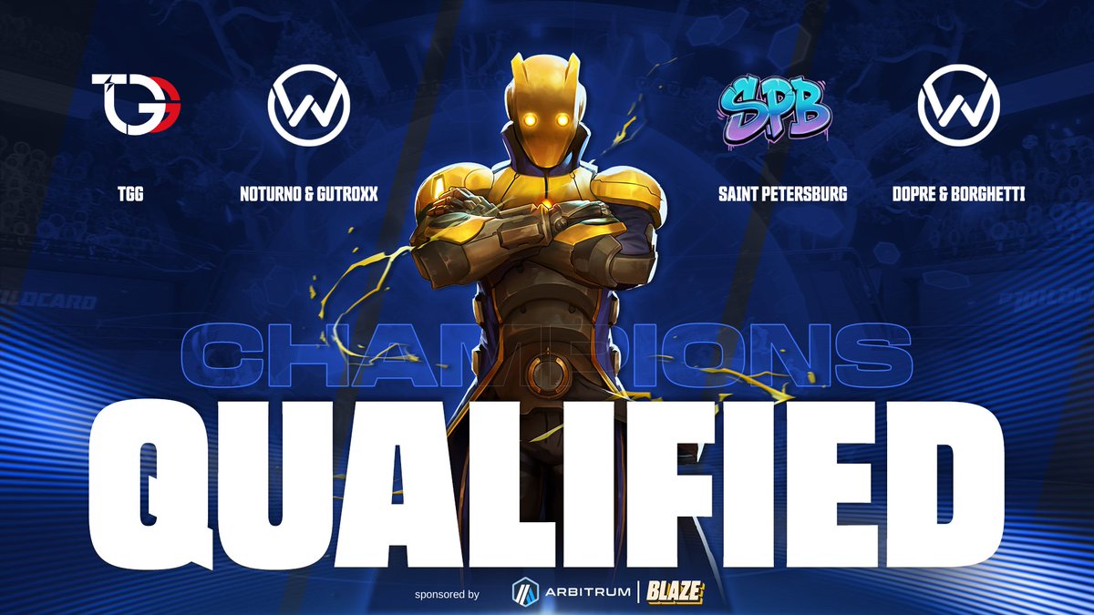 Qualifiers are done. Now we find out who’s built for this.

All 16 teams are officially qualified for the Wayfinders x <a href="/PlayWildcard/">Wildcard LIVE on Steam</a> Grand Finals.

This Friday (20th), they battle for glory and the $2,000 Grand Finals prize.

Who’s taking it all? Drop your champion pick below.