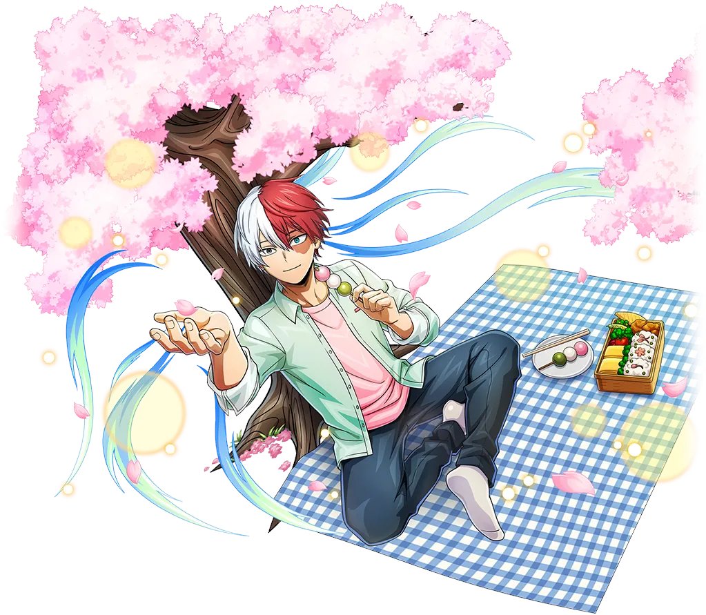[Petal Breeze] Shoto Todoroki is the next UI unit. It seems Hanami, the flower viewing festival, is now a new seasonal banner 👀