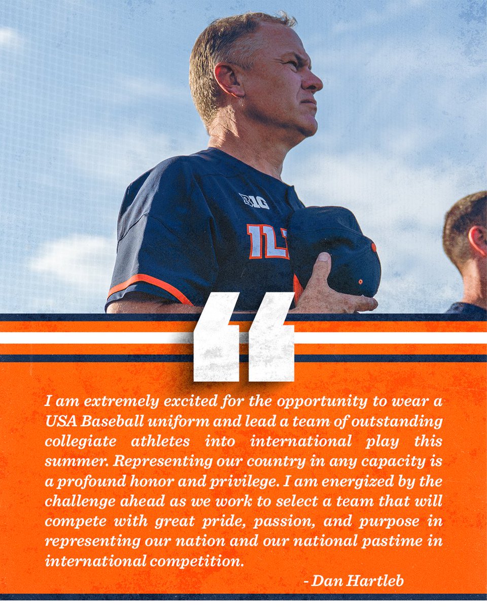 IlliniBaseball's tweet photo. Representing our program on the international stage 🇺🇸 https://t.co/Yr3HUqWSpV