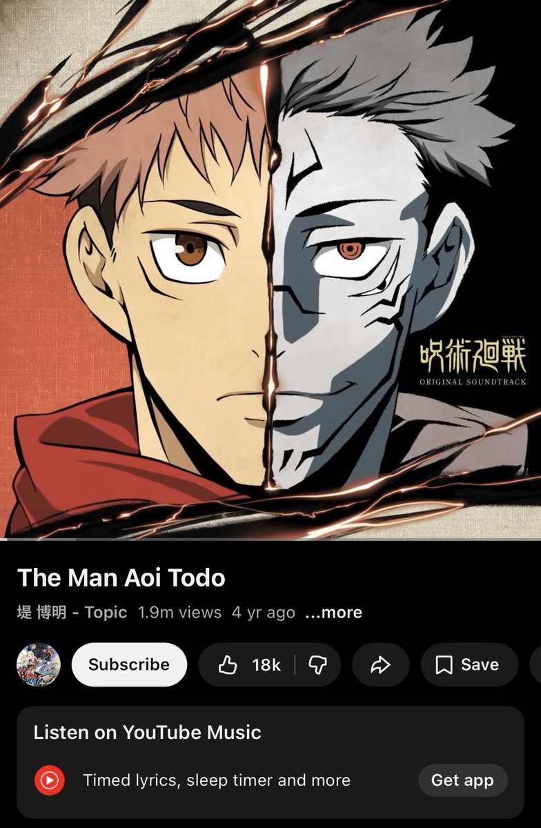 Massanori69's tweet photo. Jujutsu está #terminado e eu saio com dois pontos:

• ainda n entendi o power system 

• O TODO EH MTO GOOFY

Eu saio dessa experiência com mais um pra lista de favorite characters, The man Aoi Todo (btw a musica tema dele tem esse nome pqp como esse cara eh goofy) https://t.co/dsxoAKxjI0