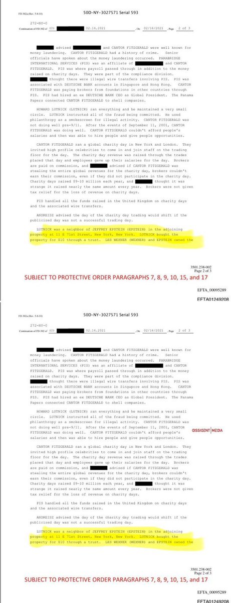 Epstein Files reveal Howard Lutnick reportedly purchased 11 E 71st Street through a trust for $10, right next door to Epstein's infamous Manhattan townhouse. 

Les Wexner and Epstein owned the adjoining property.

Lutnick says he cut ties in 2005. 

The files show contact through