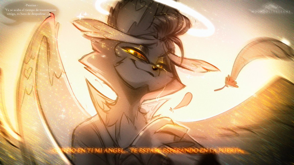 El final de Husk -
Un pequeño tributo a Kako, el actor de doblaje Latino de Hazbin que intrepretaba a Husk, 
Ahora nuestro Husker latino esta en el cielo redimido esperando a su Angel. 🕊️💐
#husk #HazbinHotel #HazbinHotelHusk #angeldust