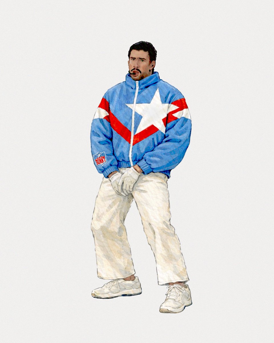 CalabasasSergio's tweet image. BAD BUNNY PR JACKET 
RELEASING FRIDAY
LIMITED RUN 

LIKE + RT 
FOR A CHANCE TO WIN 
A FREE JACKET