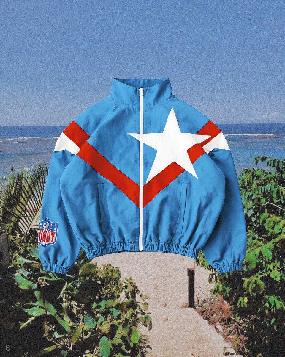 CalabasasSergio's tweet image. BAD BUNNY PR JACKET 
RELEASING FRIDAY
LIMITED RUN 

LIKE + RT 
FOR A CHANCE TO WIN 
A FREE JACKET