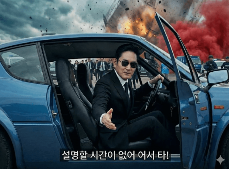 이 사진 진짜 누가 만들었는지 너무 웃겨요 😂😂😂
운전대가 오른쪽에 있는 2인승 차에서 오른쪽 문을 열고 타라고 말하는 것 조차, **실제로는 탈 수가 없다는 점** 에서 더욱 아방가르드 합니다.