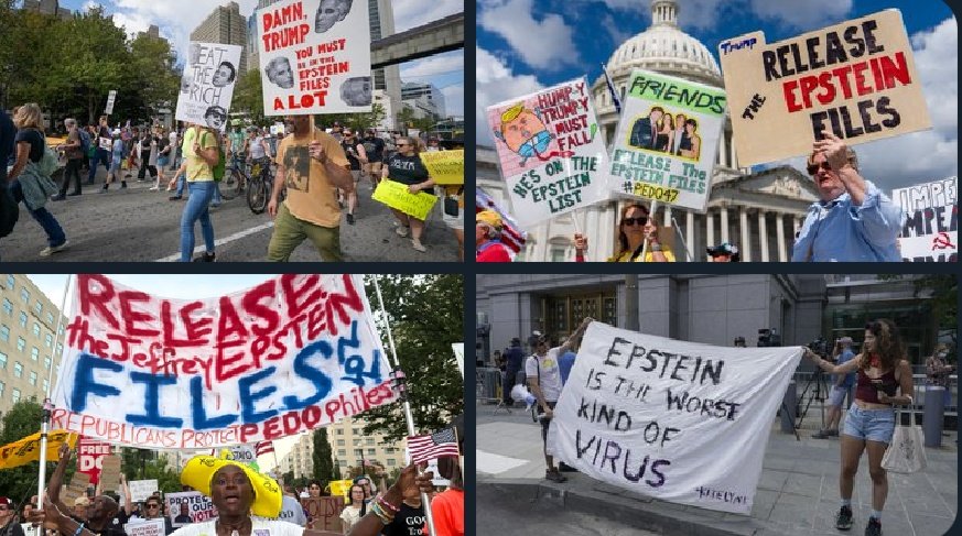 "Why aren't people protesting about Epstein?"

They are.

You just don't see them because you live in the pedophile protecting algorithm.