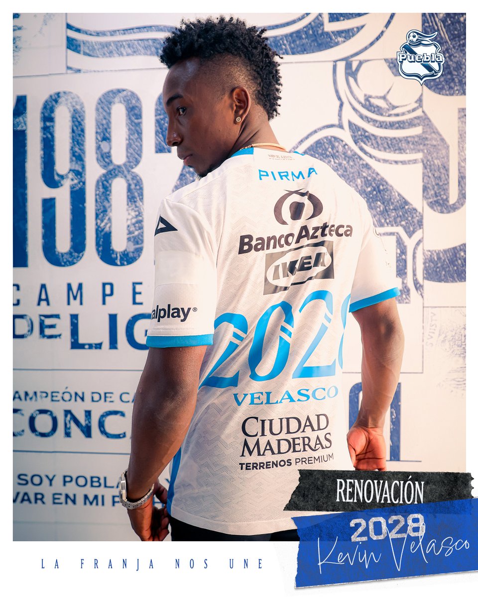 Mi Kevin ya puso la firma poderosa ✍🏻 y a partir de ahora #LaFranjaNosUne🎽 por 2 años más. ✅

Oficialmente, tenemos ‘Foquita' Velasco 🦭 vistiendo de azul y blanco 🔵⚪️ hasta el 2028. 🤩🔥