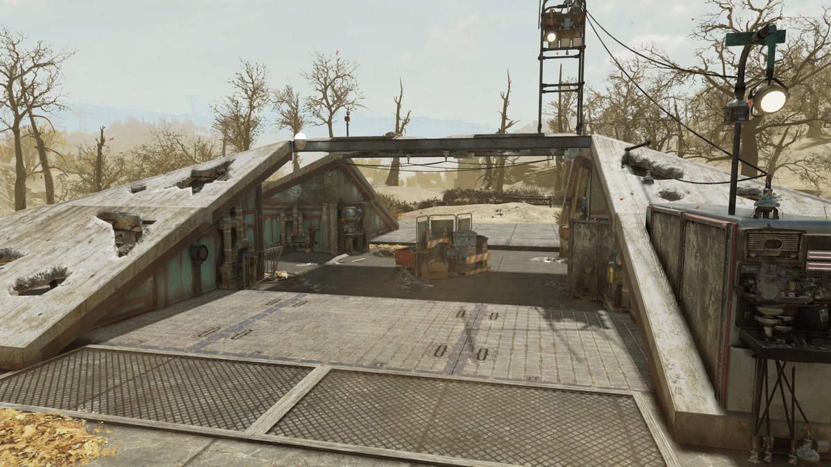 BloodfartAUS's tweet photo. ARC Raiders extraction elevator in #Fallout76 #ArcRaiders #XboxSeriesX #Fallout https://t.co/BrFQPY6hOg