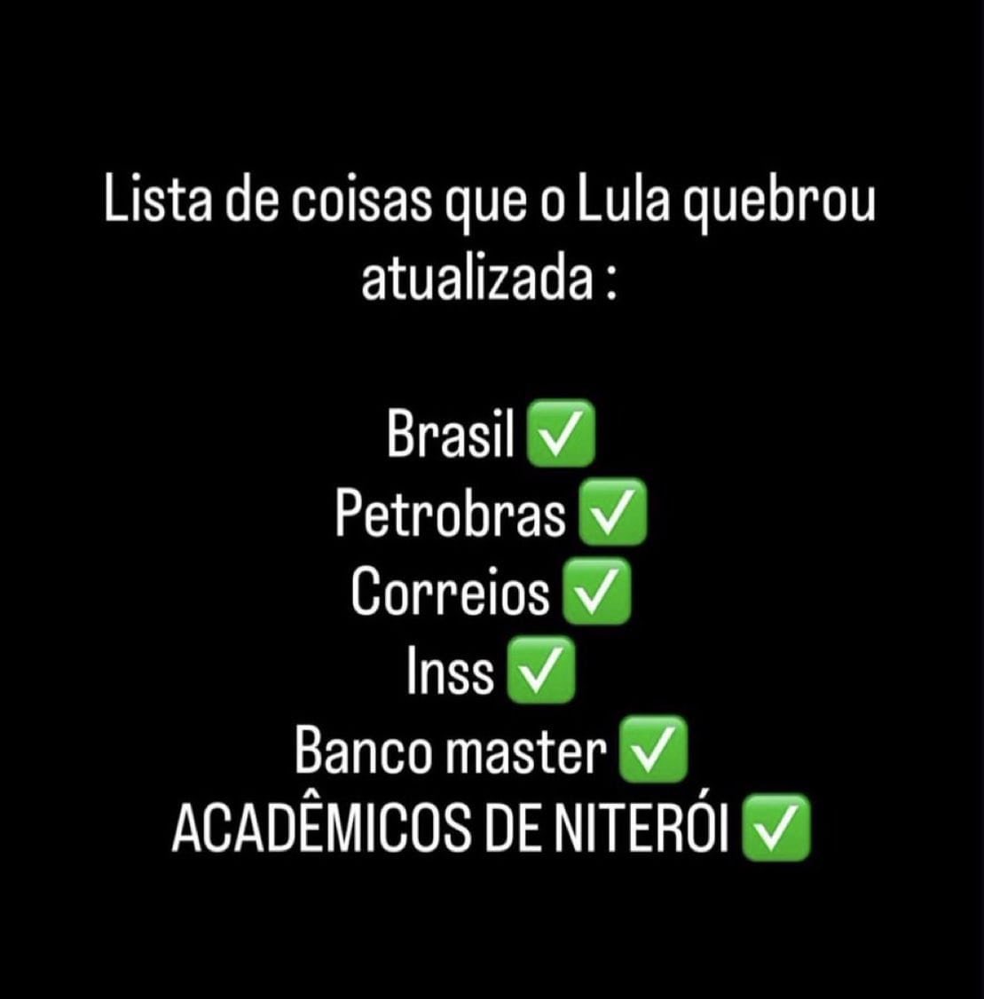 Lula rebaixado #ApuraçãoRJ