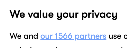 One of the funnier GDPR disclosures I've seen in a while.