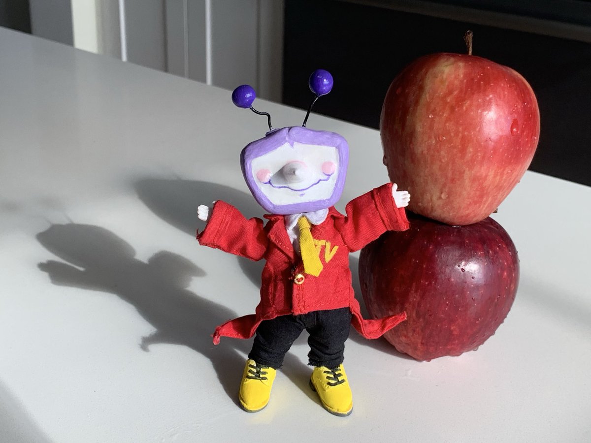 EvilBADart's tweet photo. You Were Right 😭 (I used my shortest apples to give him a fighting chance)

#Tenna https://t.co/FQDiXMAwJW