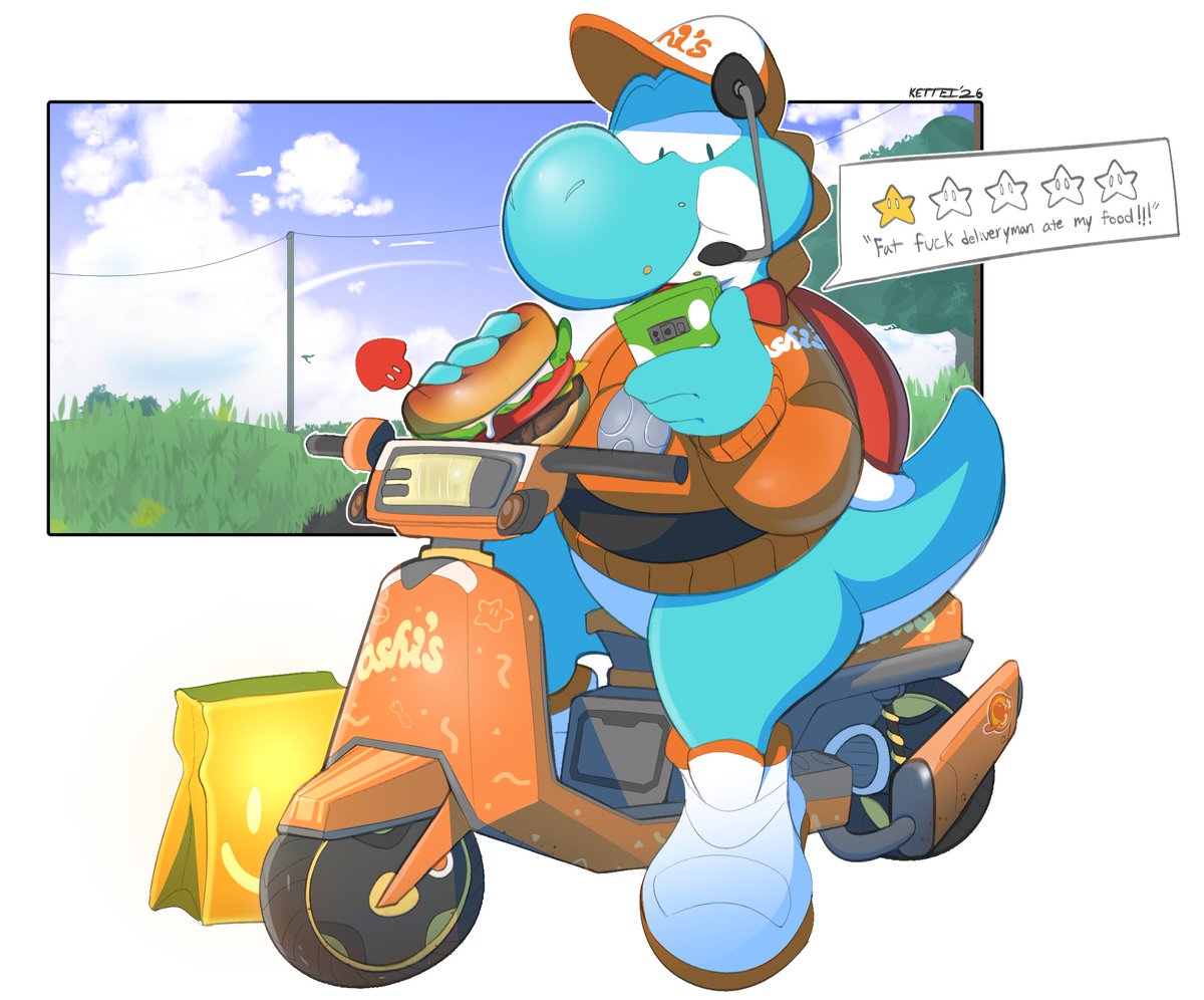 Rogue Yoshies have been stealing food from all across the Mushroom Kingdom