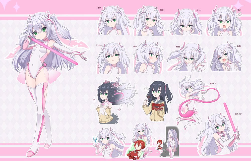 #自分で生み出した一次創作オリジナルキャラを流そう  

pbw→skebと派生した
うちの子変身ヒロインな二人よ〜🫶✨
どっちも同い年で同じ学校に通ってる設定よ〜絶対負けないよ〜
白い子の変身ヒロインネームは
イノセントハート・ルルナと言いますわよ〜
とっても仲良しな二人🟥⬜️ 