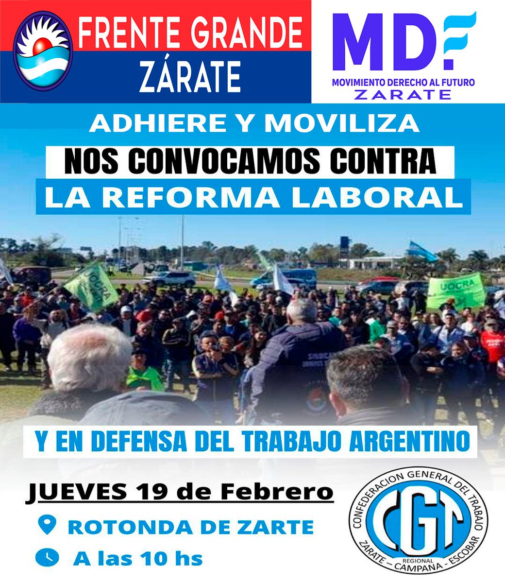 mdafzarate's tweet photo. Por un país industrial. Basta de empobrecimiento de los trabajadores. NO a la reforma!
@pablogimenezok 
@fernand_coronel 
@MarioSeccoOK 
@GonzalezSusanaH 
@Kicillofok https://t.co/0wAptrYOYF