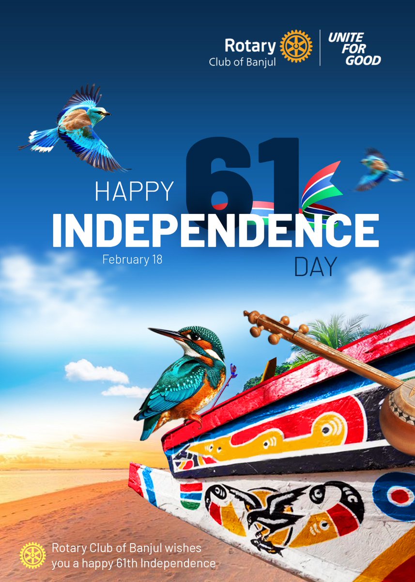 RotaryBanjul's tweet photo. Happy Independence https://t.co/8oJe82TB9F
