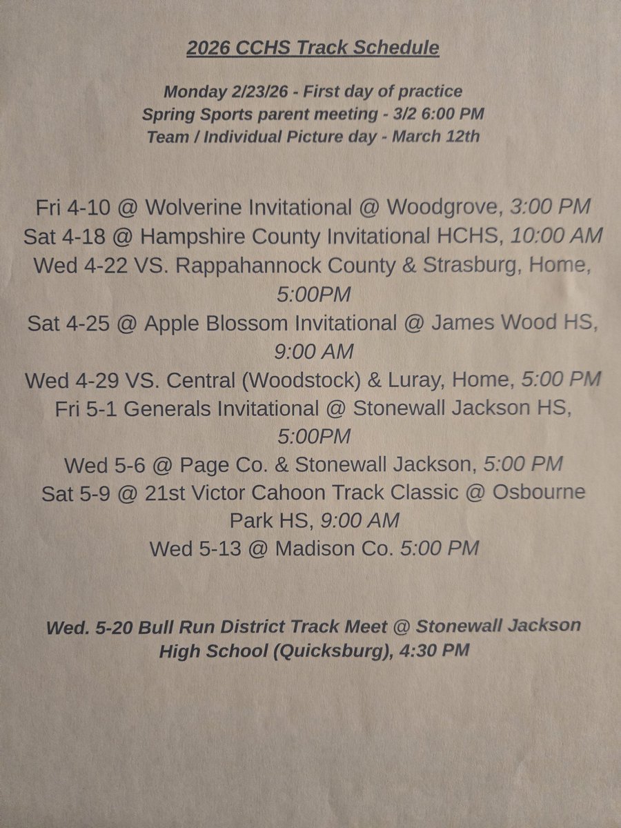 Clarke Co. Track tweet media