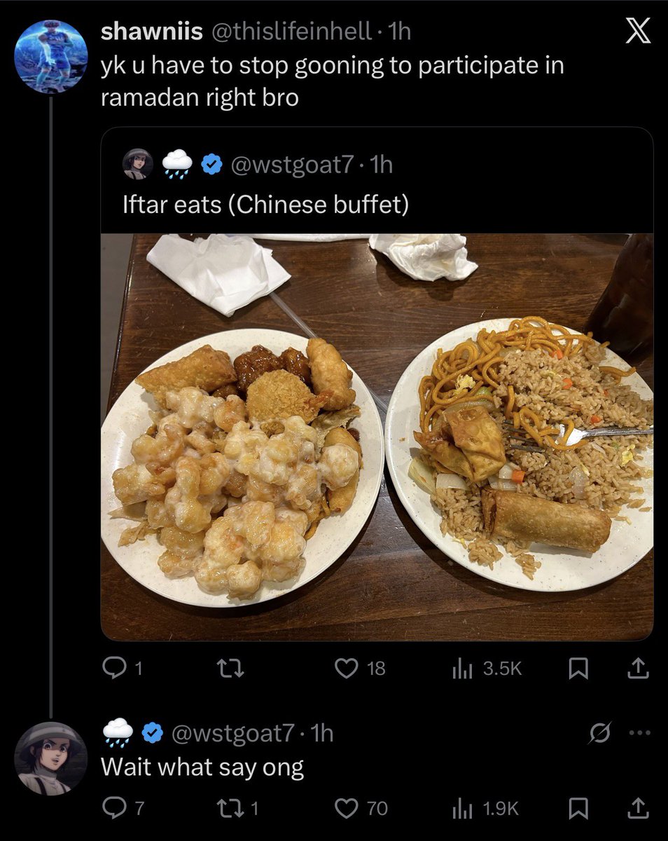 R3AVES's tweet photo. Son no way he was gooning while fasting 😭 https://t.co/ZtQaxl1s06