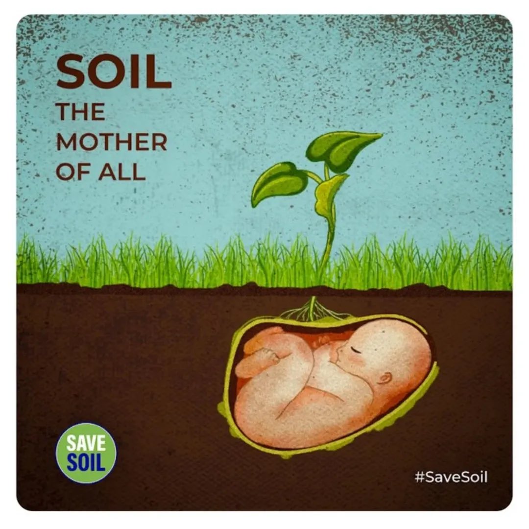 When we understand we are eating out next gen resources without replenishing it. #SaveSoil 
<a href="/cpsavesoil/">Conscious Planet #SaveSoil</a> 
#SoilHealth