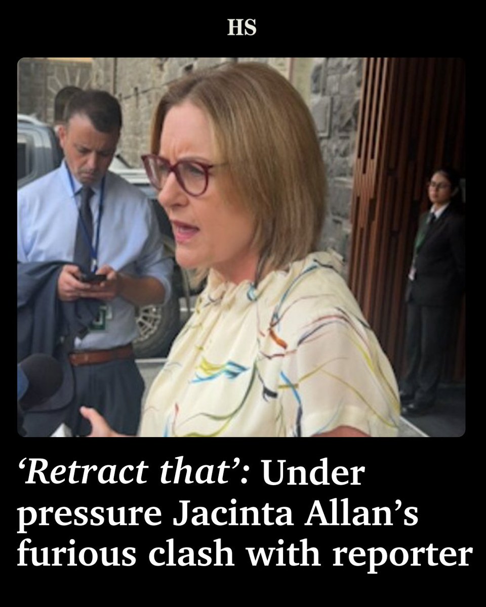 theheraldsun's tweet photo. WATCH THE VIDEO: Premier Jacinta Allan has refused to continue a press conference until a reporter retracted claims she looked “disinterested” when discussing CFMEU corruption victims > https://t.co/in9zRLewqt https://t.co/c8MpBv4JdE