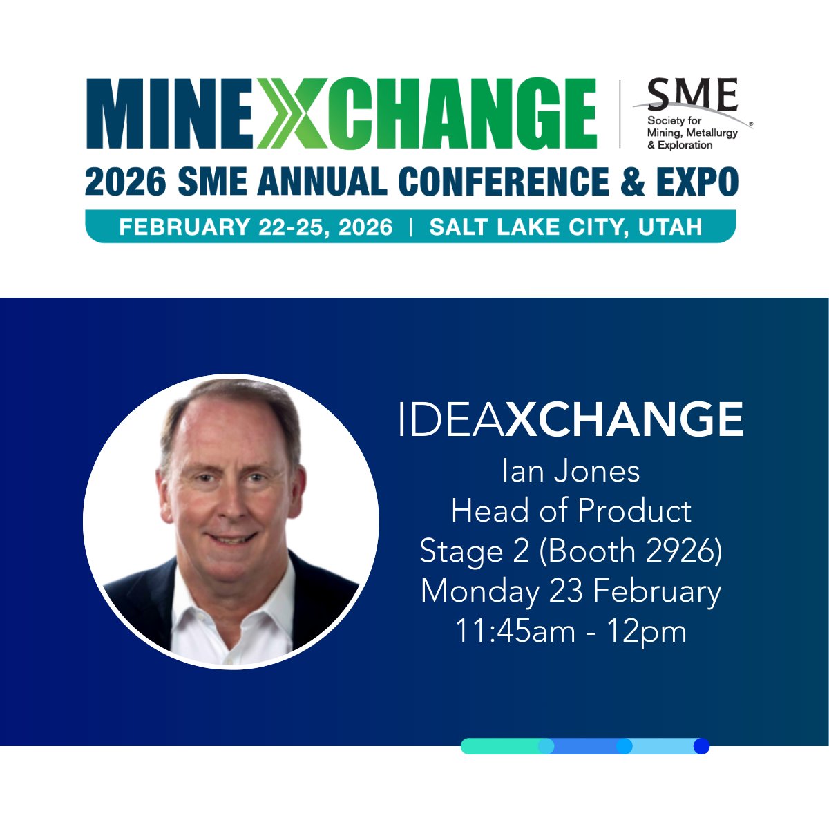 CommitWorks's tweet photo. We are excited to be on the #IdeaXchange Innovation Stage at SME #MINEXCHANGE2026. Come hear what it really takes to prepare for AI-enabled execution models. Don't miss it!
👨 Ian Jones, Head of Product
📍 Stage 2 (Booth 2926)
🗓 Monday 23 February, 2026
⏰ 11:45am - 12:00pm https://t.co/w2GJAgHeHb