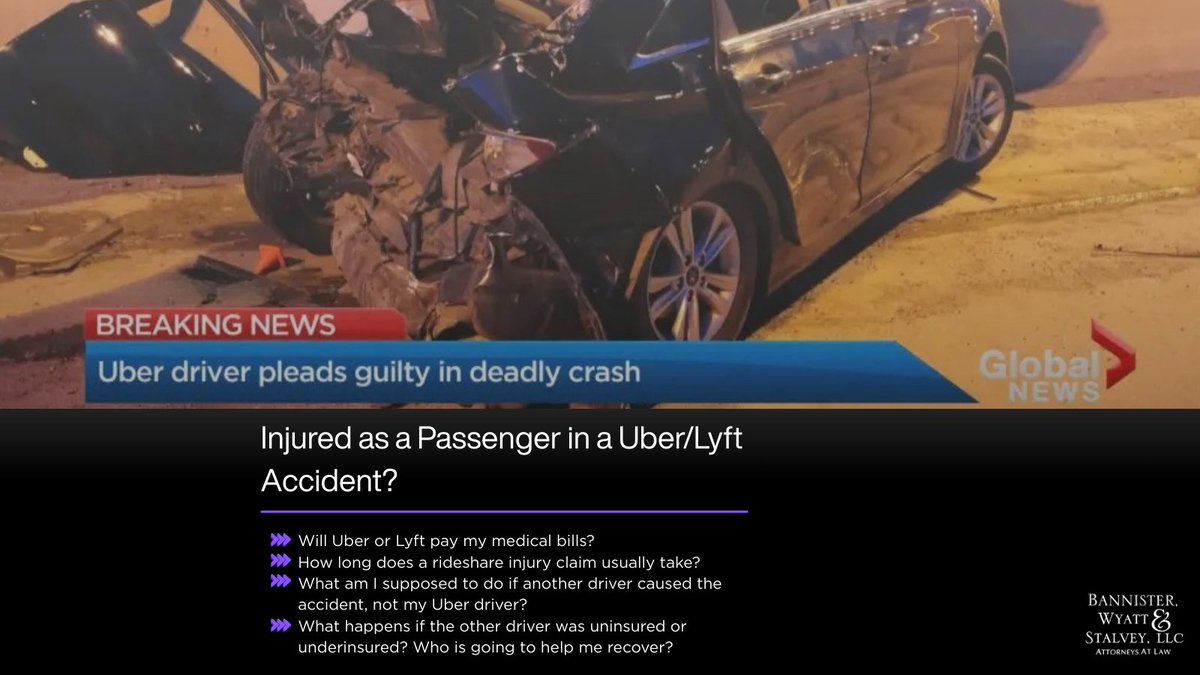 Unfortunately, these questions are becoming more common because rideshare drivers are 73% more likely to be involved in an accident than the general population. 

The anwser button 👉bit.ly/PIatBWS21026 

#UberAccident #LyftAccident #personalinjury