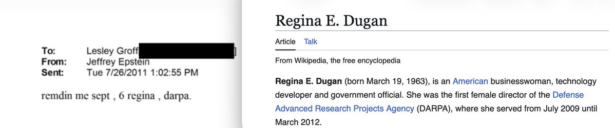 Epstein was meeting up with Obama's head of the DARPA