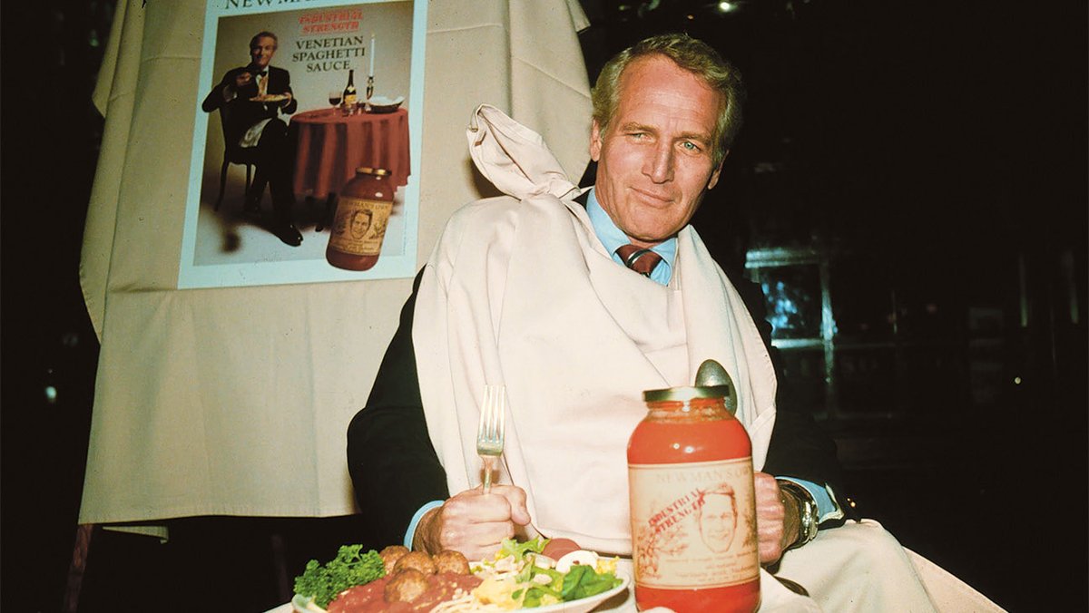 IkeTheInfinitve's tweet photo. Sometimes I think that it’s strange when YouTubers release a line of sauces as merch. Then I consider Paul Newman. https://t.co/6kJ36YMwv4
