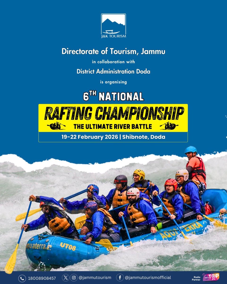 Raft Aims 6th National Rafting Championship titled