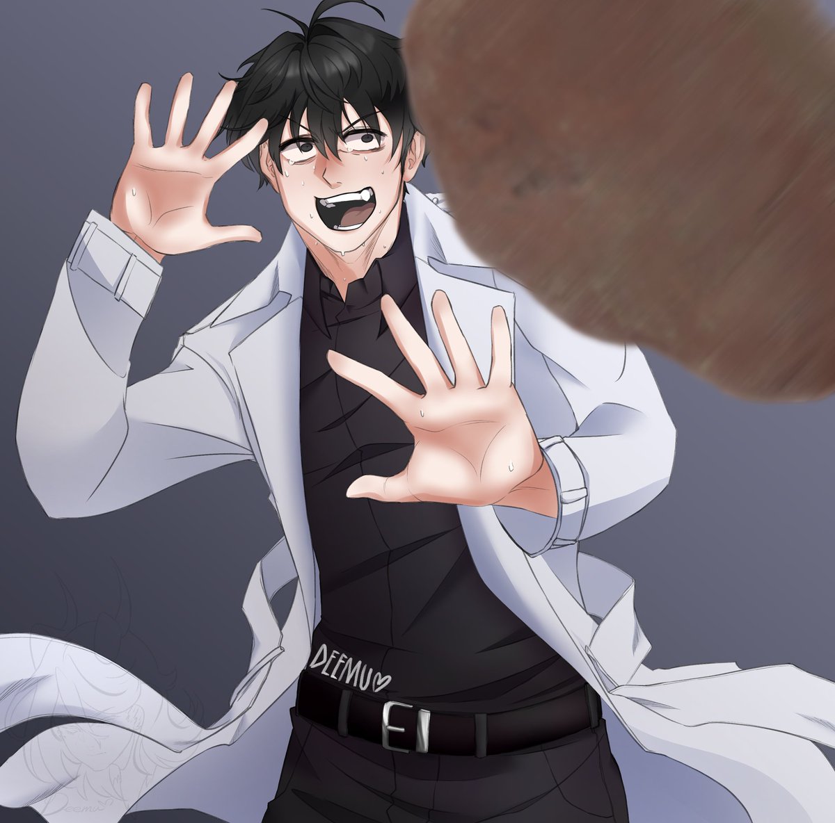 deemu_mu's tweet photo. The alt ver.
YJH is lovingly throwing a stone at Dokja. Thanks to @cutecherryart for giving me a photo of her stone. xd
#meme #kimdokja #yoojoonghyuk #ORV #OmniscientReadersViewpoint #HAPPYKDJDAY #HAPPYKDJDAY2026 https://t.co/hYhoGJWOSQ