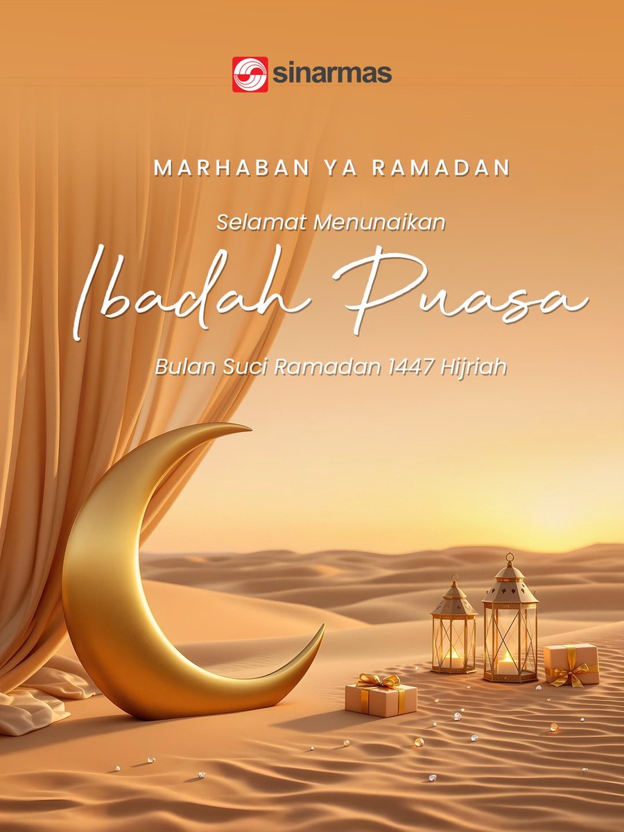 Selamat menunaikan ibadah puasa Ramadan 1447 Hijriah.  

Mari jadikan Bulan Suci Ramadan sebagai momen untuk mendekatkan diri kepada-Nya, memperbaiki diri dan berbagi kebaikan kepada sesama.

#Ramadan1447H
#YayasanMuslimSinarMas
#SinarMas