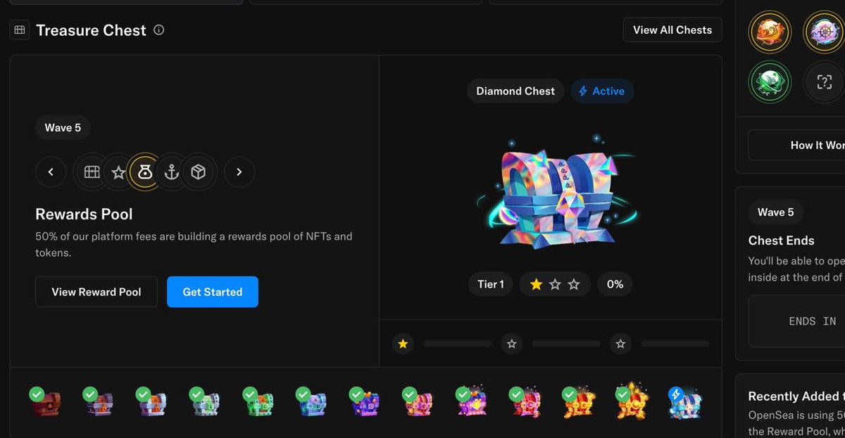 💰 오픈씨 시즌5도 다이아로 마무리

오픈씨 시즌5 종료를 앞두고 이번에도 다이아로 마무리 했습니다.

비용은 17,300달러 정도 들었고요

베타 상위 1%와 더불어 Wave 3연속 다이아까지 달성하며 태운 비용이 억대를 넘는 상황입니다.

토큰 출시하면 크게 돌아올 에드작이라 믿고 작업하는거라