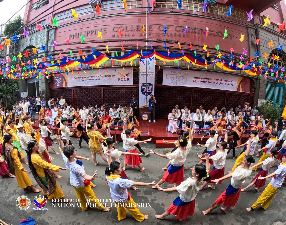 LOOK | NAPOLCOM Commissioner Ralph Calinisan graced the Opening Ceremonies of the 72nd Founding Anniversary of the Philippine College of Criminology on February 18, 2026.

See post here: facebook.com/10006486303392…