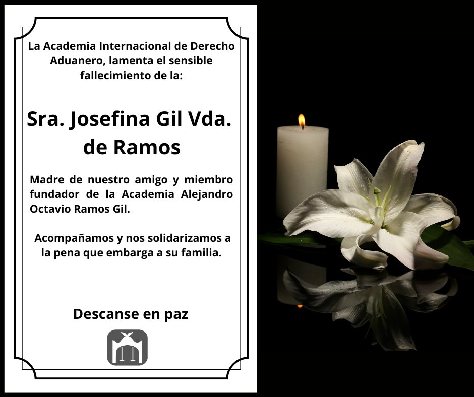 Condolencia Institucional