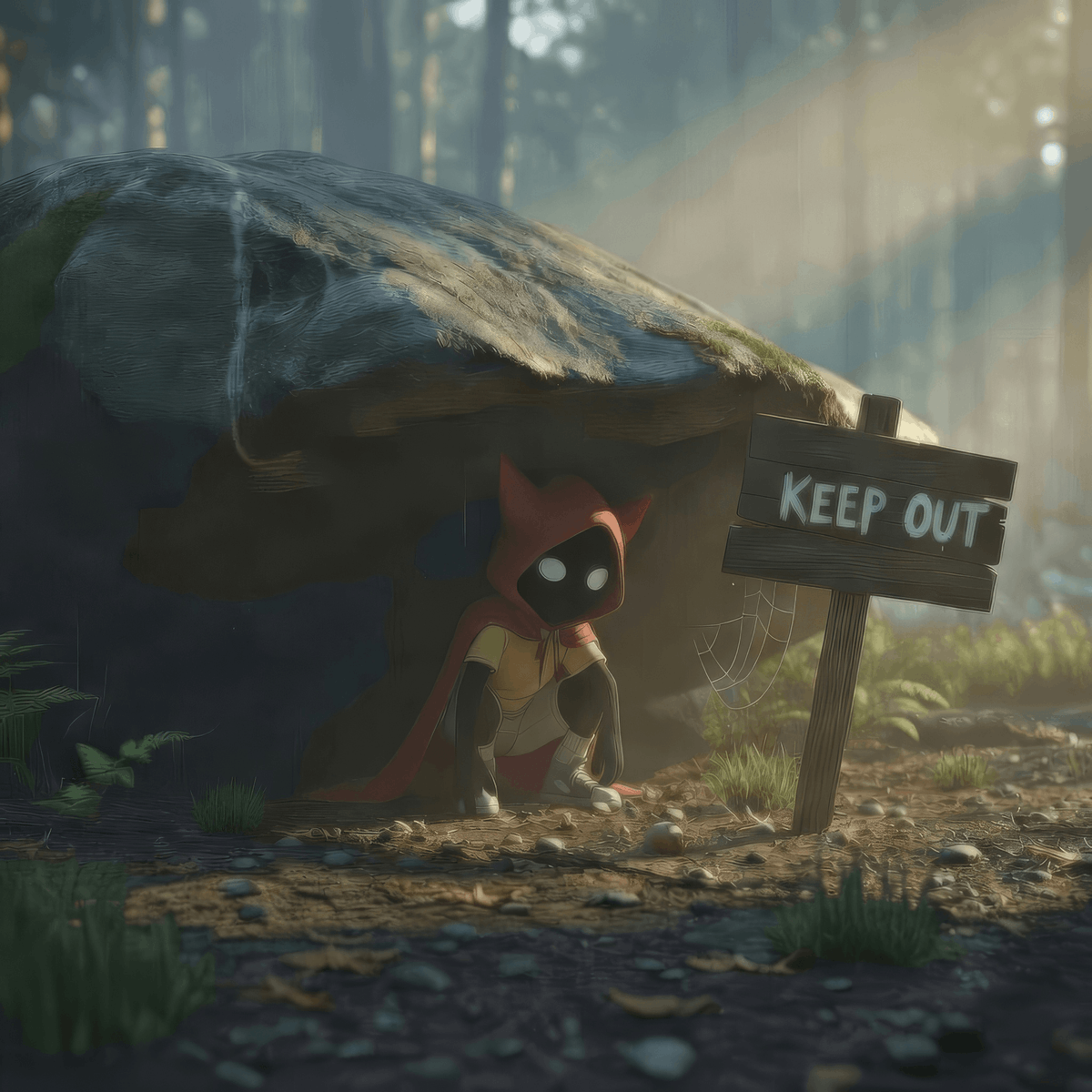 "KEEP OUT" 🛑🪨