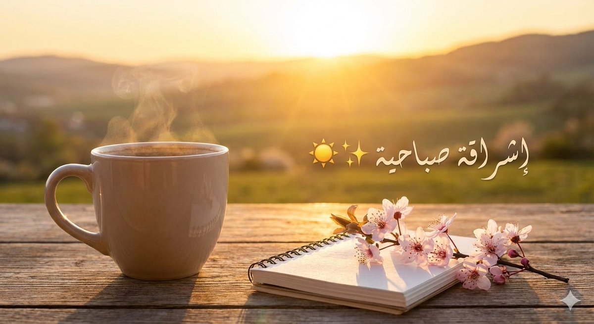 إشراقة صباحية ☀️✨

"اللهم في هذا الصباح، سُق إلينا من الرزق أجمله، ومن القدر أجمله، ومن الأخبار أسعدها.. اللهم اجعل يومنا هذا يوماً مباركاً يملؤه الفرح والرضا."

صباح الخير والمسرات لكل الأصدقاء ☕🌸

#صباح_الخير 
#رمضان_كريم